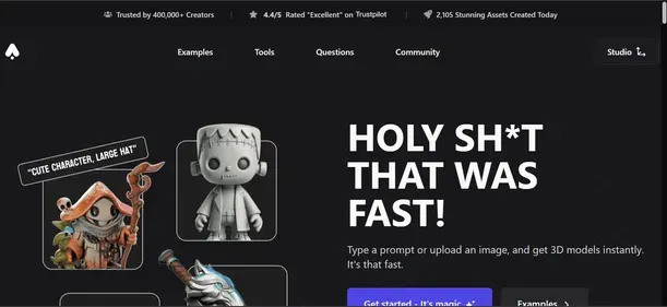 3D AI Studio preview