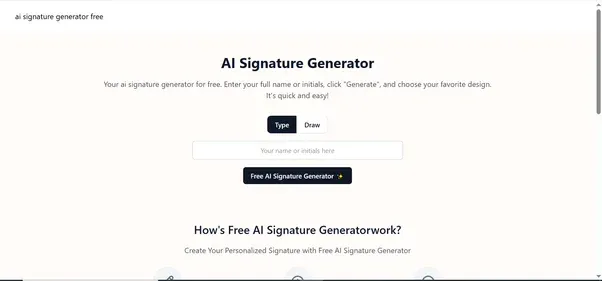 AI Signature Generator preview