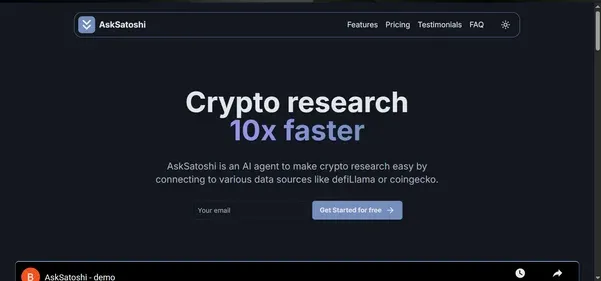 ASKSATOSHI AI preview