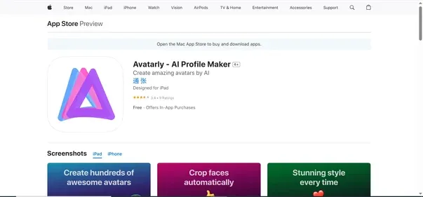 AVATARLY – AI PROFILE MAKER preview