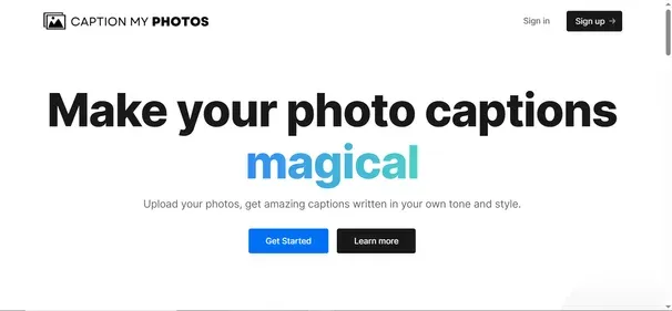 CAPTIONMYPHOTOS preview