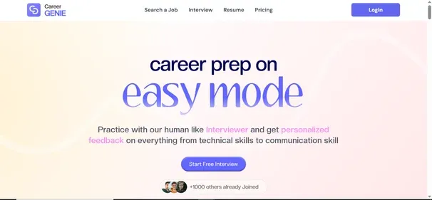 Careergenie In preview