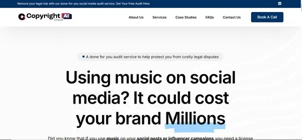 COPYRIGHTCHECK AI preview