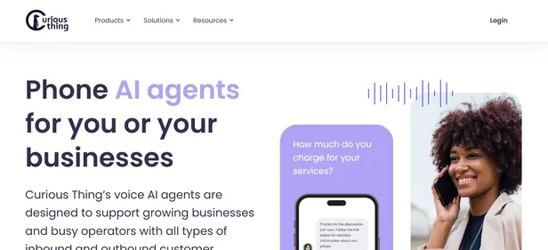 Curious Thing AI preview