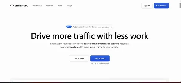 ENDLESSSEO AI preview