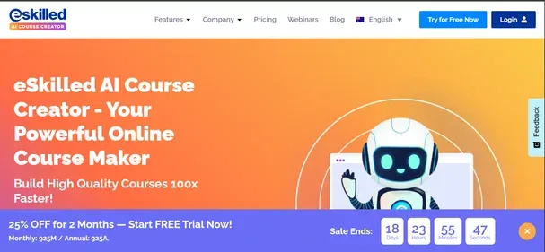 eSkilled AI Course Creator preview
