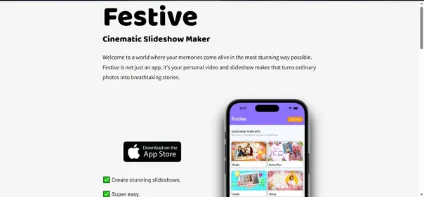 Festive-App preview