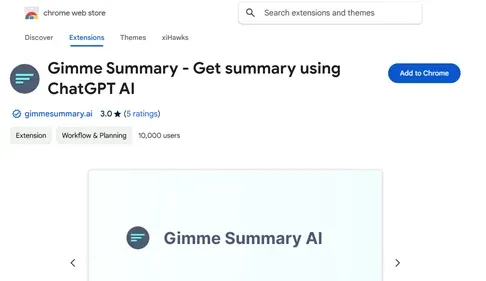 Gimme Summary AI preview