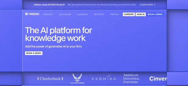 Hebbia AI preview