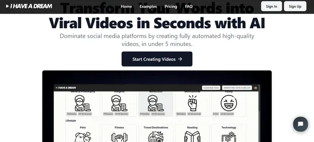 I HAVE A DREAM preview