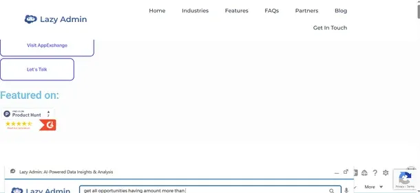 LAZY ADMIN AI preview