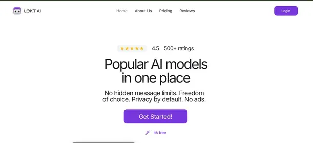 LEKT AI preview