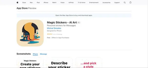 Magic Stickers preview