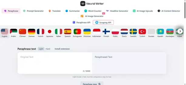 NEURALWRITER preview
