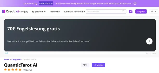 QuanticTarot AI preview