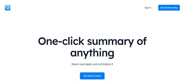 QUICKREAD AI preview