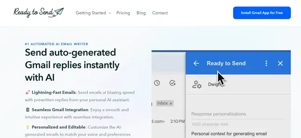 Ready to Send preview