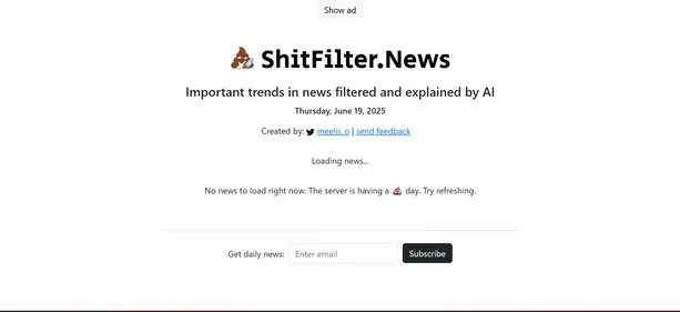 ShitFilter News preview