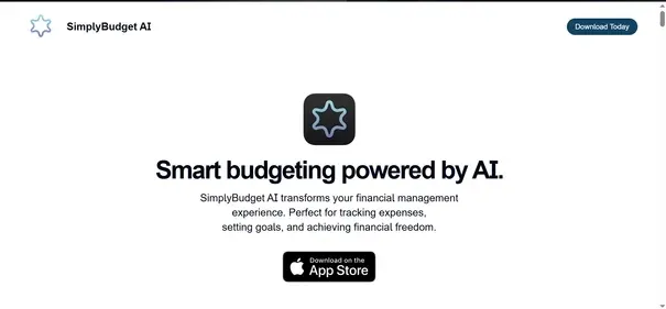 SimplyBudget AI preview
