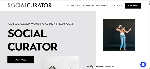 Social Curator preview