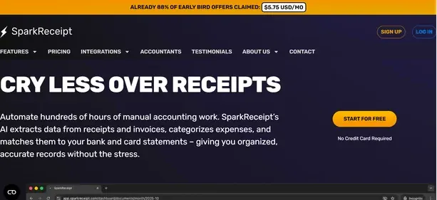 SPARKRECEIPT preview