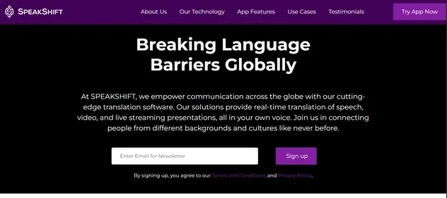 SPEAKSHIFT AI preview