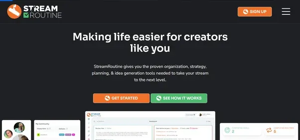 StreamRoutine preview