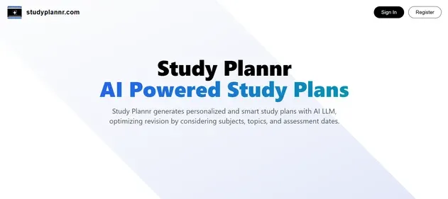 Study Plannr preview