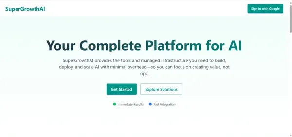 SuperGrowth AI preview
