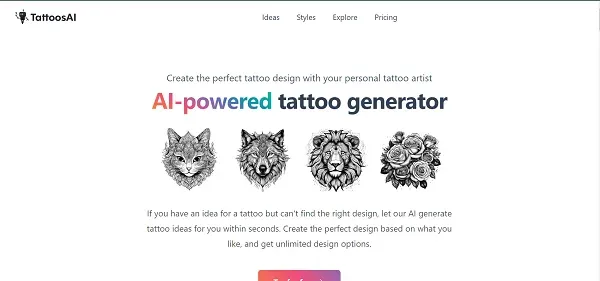 Tattoos AI preview