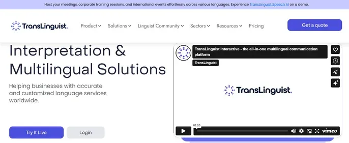 TransLinguist preview