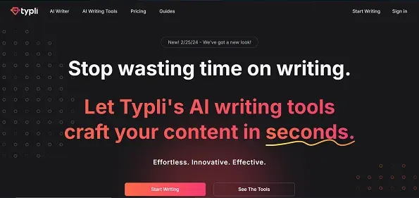 TYPLI AI preview