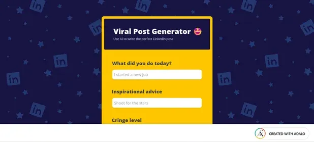 Viral Post Generator preview