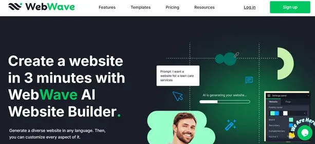 WEBWAVE AI preview