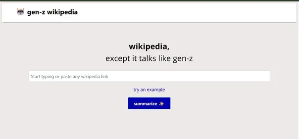 WikipediaSummary org preview