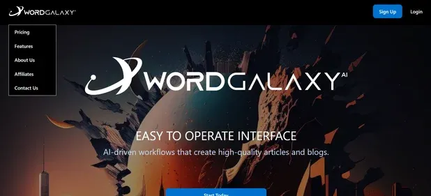 WORDGALAXY AI preview